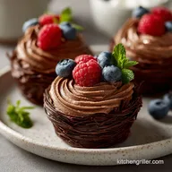 Chocolate Nest Mousse Pots in 35 Minutes for 6 Servings