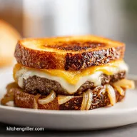 Classic Patty Melt Recipe with Rye Bread and Onions