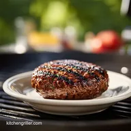 Grilled Frozen Burger on a Gas Grill in 20 Min