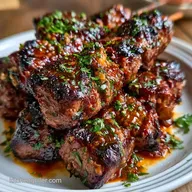 Grilled Beef Kabobs for 8 Skewers