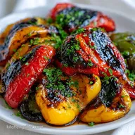 Grilled Bell Peppers in 25 Minutes
