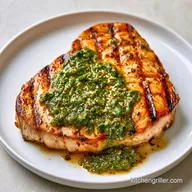 Grilled Swordfish with Salsa Verde for 4