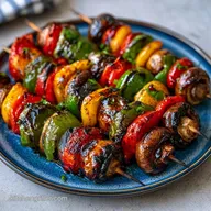 Grilled Veggie Skewers in 27 Minutes