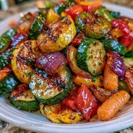 Indoor Grilled Vegetable Medley for 4