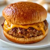 Pan Fried Burger Recipe for 4 Servings