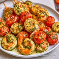Pesto Shrimp Kabobs for 4 Servings