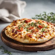 Pizza on a Blackstone Griddle for 4 Servings
