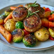 Sausage and Vegetables for 4 Servings
