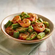 Smothered Okra and Shrimp: A Creole Classic