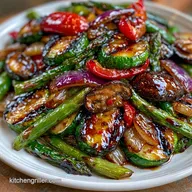 Stovetop Grill Pan Veggies for 4 Servings