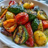 Summer Vegetable Grill Platter for 6