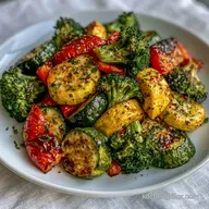Summer Veggies in Grill Basket for 4
