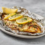 Lemon Pepper Grilled Tilapia Foil Packet