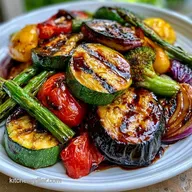 Zesty Marinated Grilled Vegetables for 4