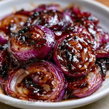 Grilled Red Onions with Balsamic