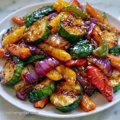Balsamic Mediterranean Grilled Veggies for 8