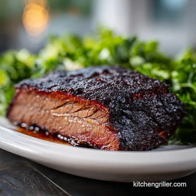Smoked Brisket for Beginners on a Pellet Grill Recipe Card