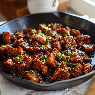 Blackstone Bourbon Chicken on the Griddle for 4 Servings