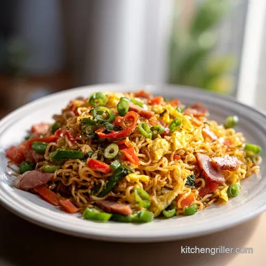 blackstone ramen noodles Recipe Card