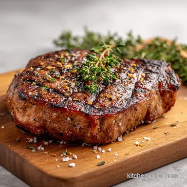 Blackstone Ribeye Steaks: Herb Butter Seared in 38 Minutes Recipe Card