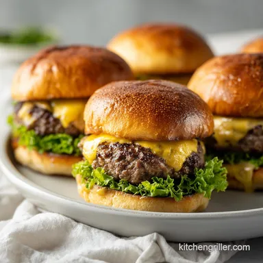 Blackstone Recipe with Smash Burgers in 15 Minutes Recipe Card