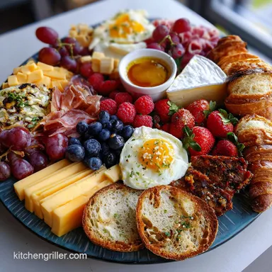 Breakfast Charcuterie Boards for 6 Servings