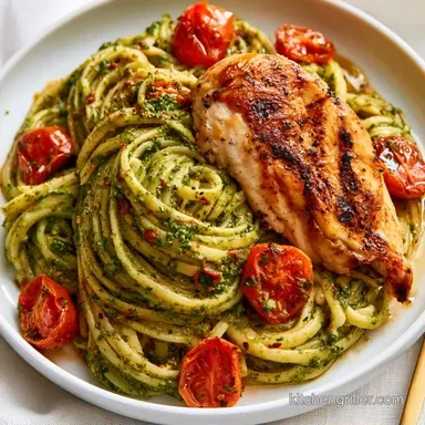 Chicken Pesto Pasta in 45 Minutes