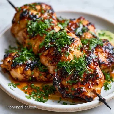 Cilantro Lime Chicken for 4 Servings Recipe Card