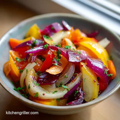 Blackstone Vegetables in 22 Minutes: A Caramelized Side Dish Recipe Card