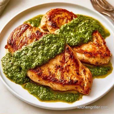 Creamy Pesto Chicken in 30 Minutes Recipe Card