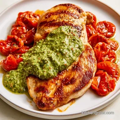 Creamy Pesto Chicken in 35 Minutes Recipe Card