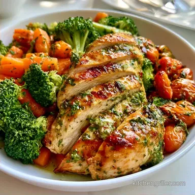 Pesto Chicken Vegetables in 30 Minutes