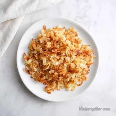 Crispy Hash Browns with Onions for 4 Servings