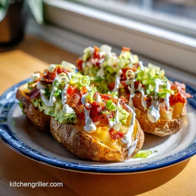 Blackstone Loaded Potatoes: Crispy Griddle Side for 5 Servings Recipe Card