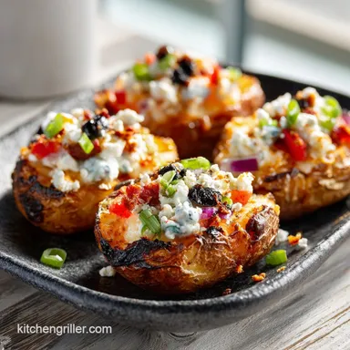 Blackstone Loaded Potatoes: Crispy Griddle Side for 5 Servings
