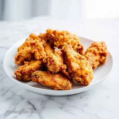 Fried Chicken Wings in 25 Minutes Recipe Card
