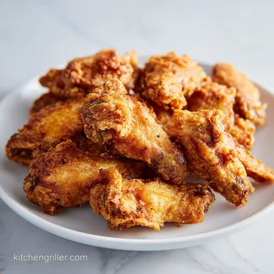 Fried Chicken Wings in 25 Minutes