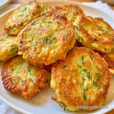 Zucchini Fritters in 30 Minutes Recipe Card