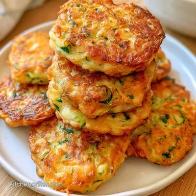 Zucchini Potato Fritters in 45 Minutes Recipe Card