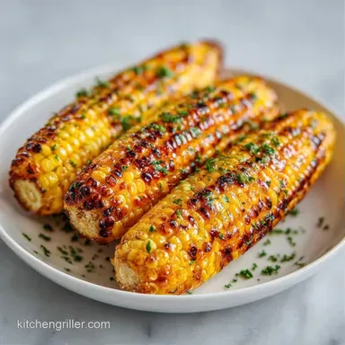Easy BBQ Grilled Corn in 27 Minutes Recipe Card