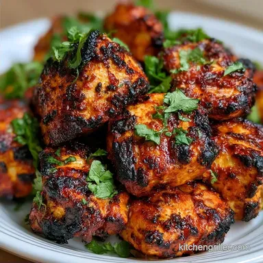 Easy Grilled Chicken Tikka for 6 Skewers