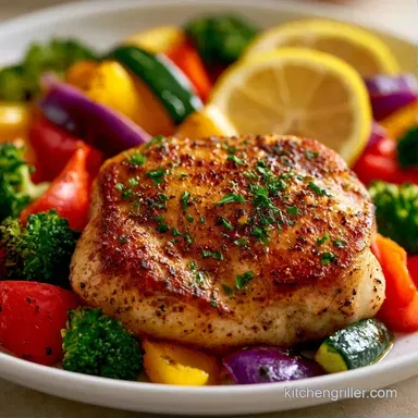 Easy Grilled Family Dinner for 6 People Recipe Card