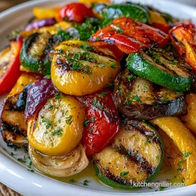 Easy Grilled Veggie Basket in 30 Minutes Recipe Card