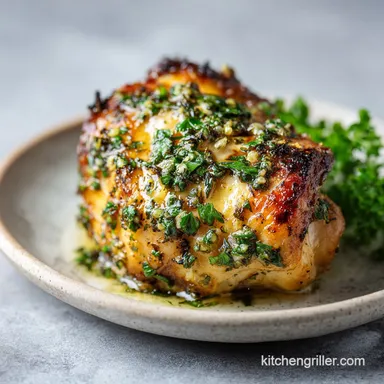 Best Chicken Marinade Recipe with Garlic and Herbs for 4 Servings Recipe Card