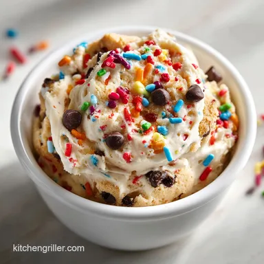 Greek Yogurt Dessert: High Protein Cookie Dough Dip in 15 Minutes Recipe Card