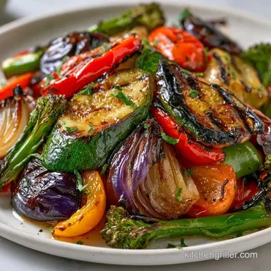 Grill Basket Vegetables for 4 Servings