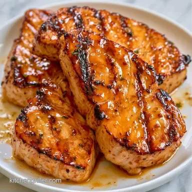 Grilled Marinated Swordfish for 4 Servings Recipe Card