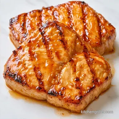 Grilled Marinated Swordfish for 4 Servings
