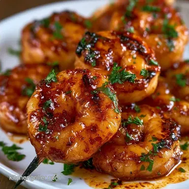 Grilled Shrimp Kabobs for 4 Servings