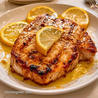 Grilled Swordfish with Lemon for 6 Recipe Card